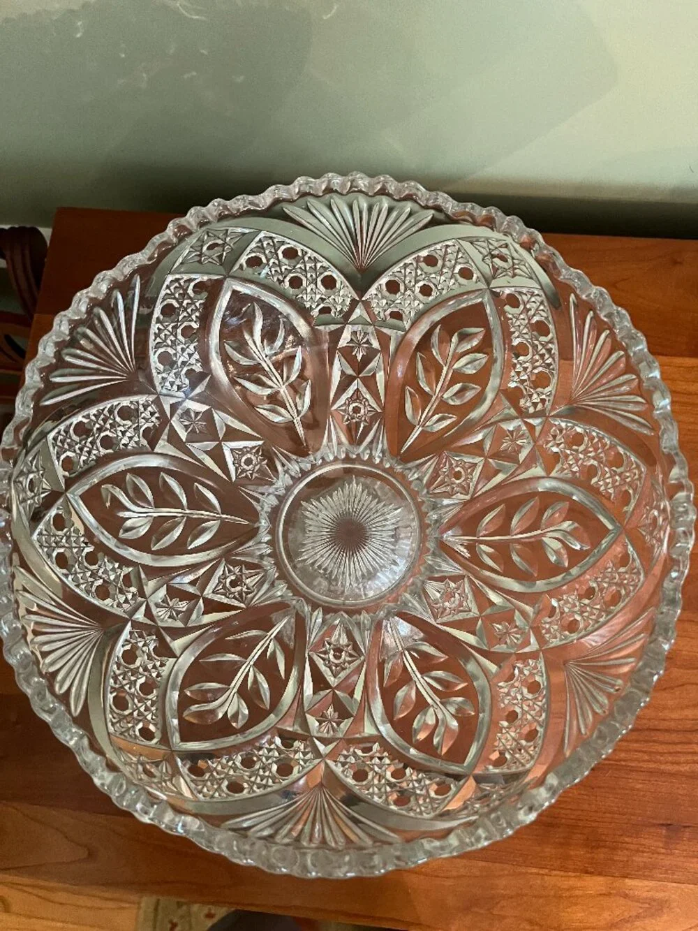 Vintage 2 Piece ABP Punch Bowl